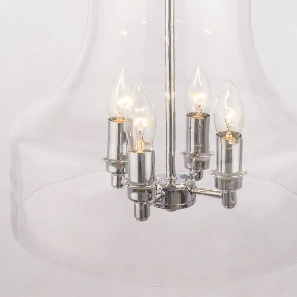 CosmoLight Prague lampa wisząca 4x60W chrom P04458CH