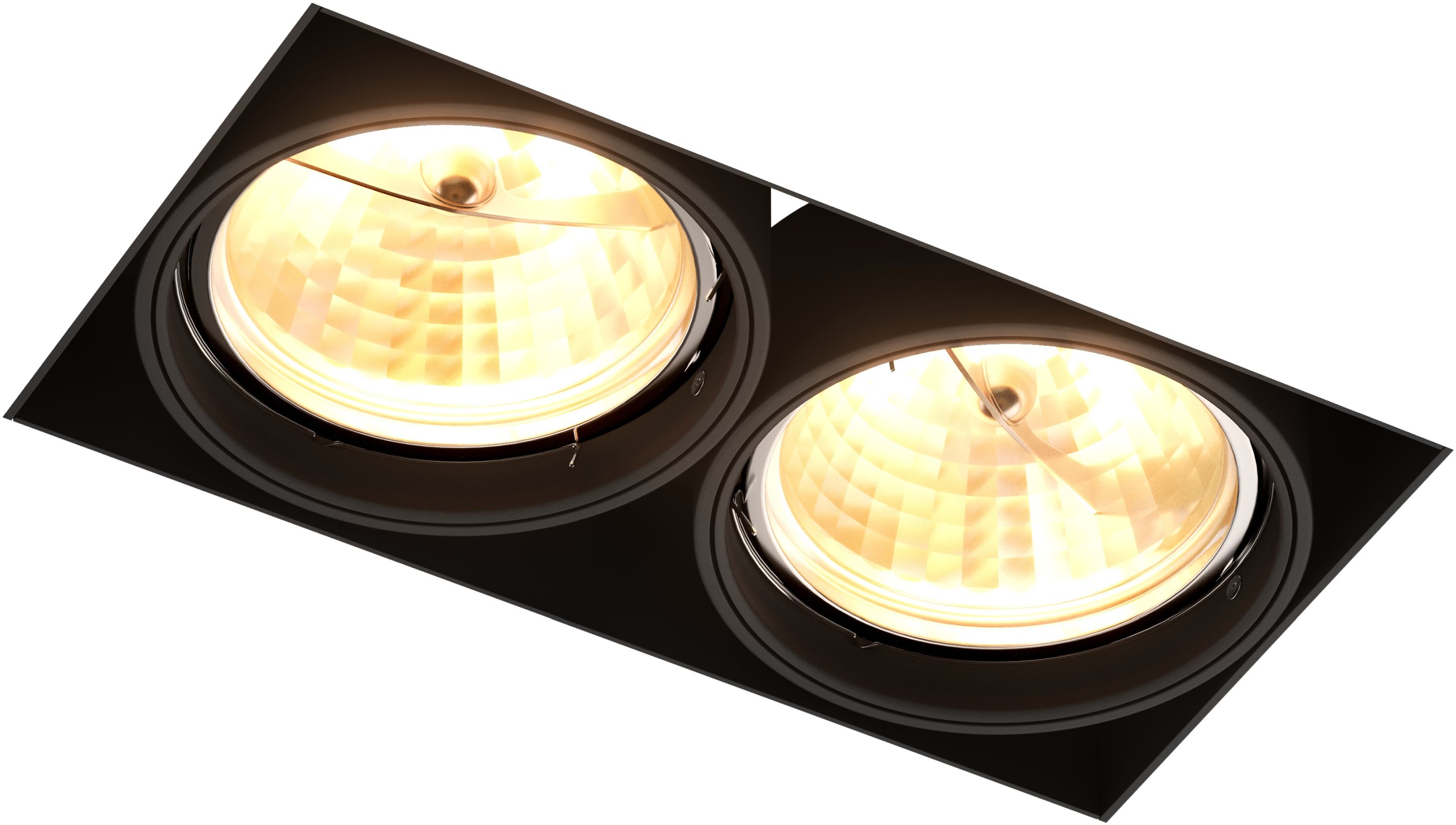 Zuma Line Oneon lampa do zabudowy 2x15 W czarna 94364-BK - Wysyłka w 24h