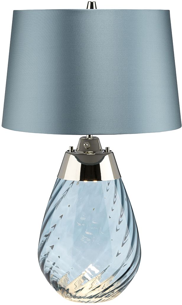 Elstead Lighting Lena lampa stołowa 1x60 W 1x7 W LED niebieska LENA-TL-S-BLUE