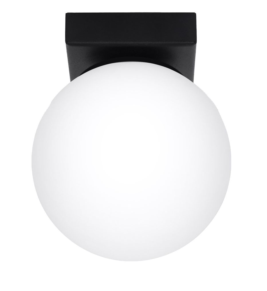 Sollux Lighting Yoli lampa podsufitowa 1x12W czarna/biała SL.1151
