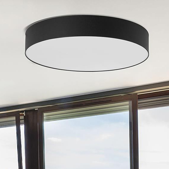 TK Lighting Rondo plafon 4x15W grafitowy/biały 1087