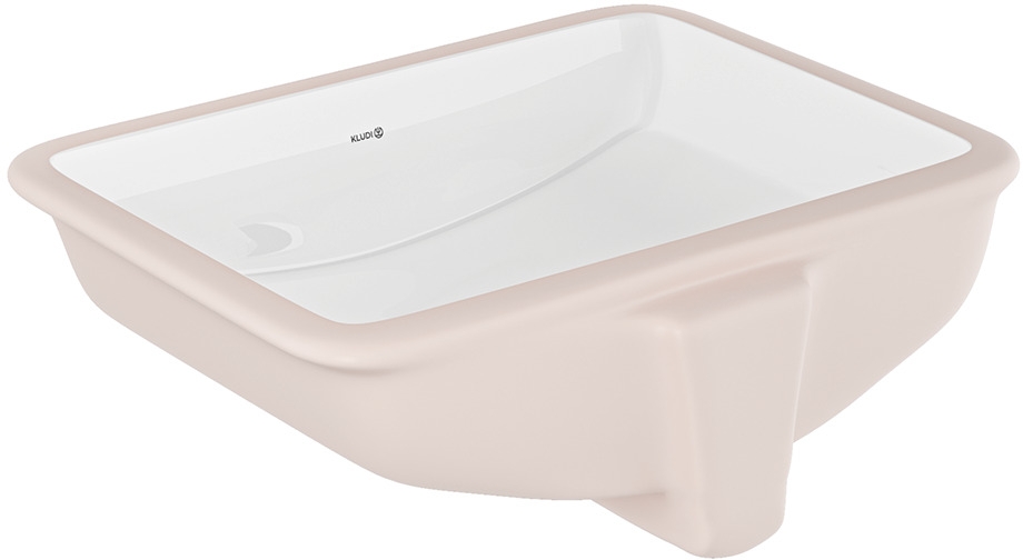 Kludi Resa umywalka 46,5x31 cm prostokątna podblatowa biała 59W0543