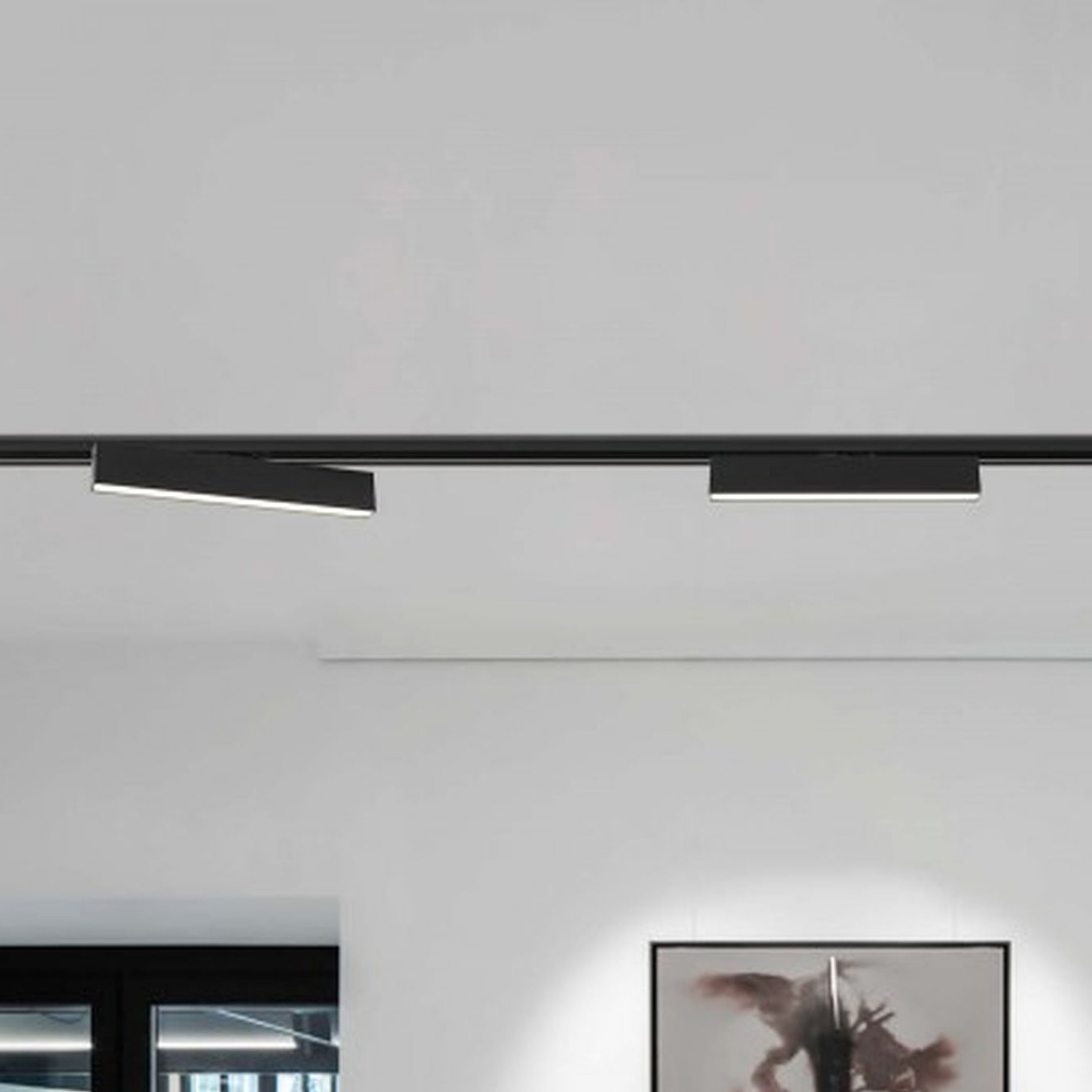 Light Prestige System 1F lampa do szynoprzewodów Moon 1x12W LED czarna LP-559/4R-1FBK