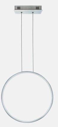 Altavola Design Led Shape lampa wisząca 1x15 W srebrna LA073/X_40_in_4k_silver_dimm