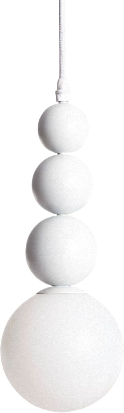 Abruzzo Trio lampa wisząca 1x40 W biała ABR-LWSM-DIZZ2
