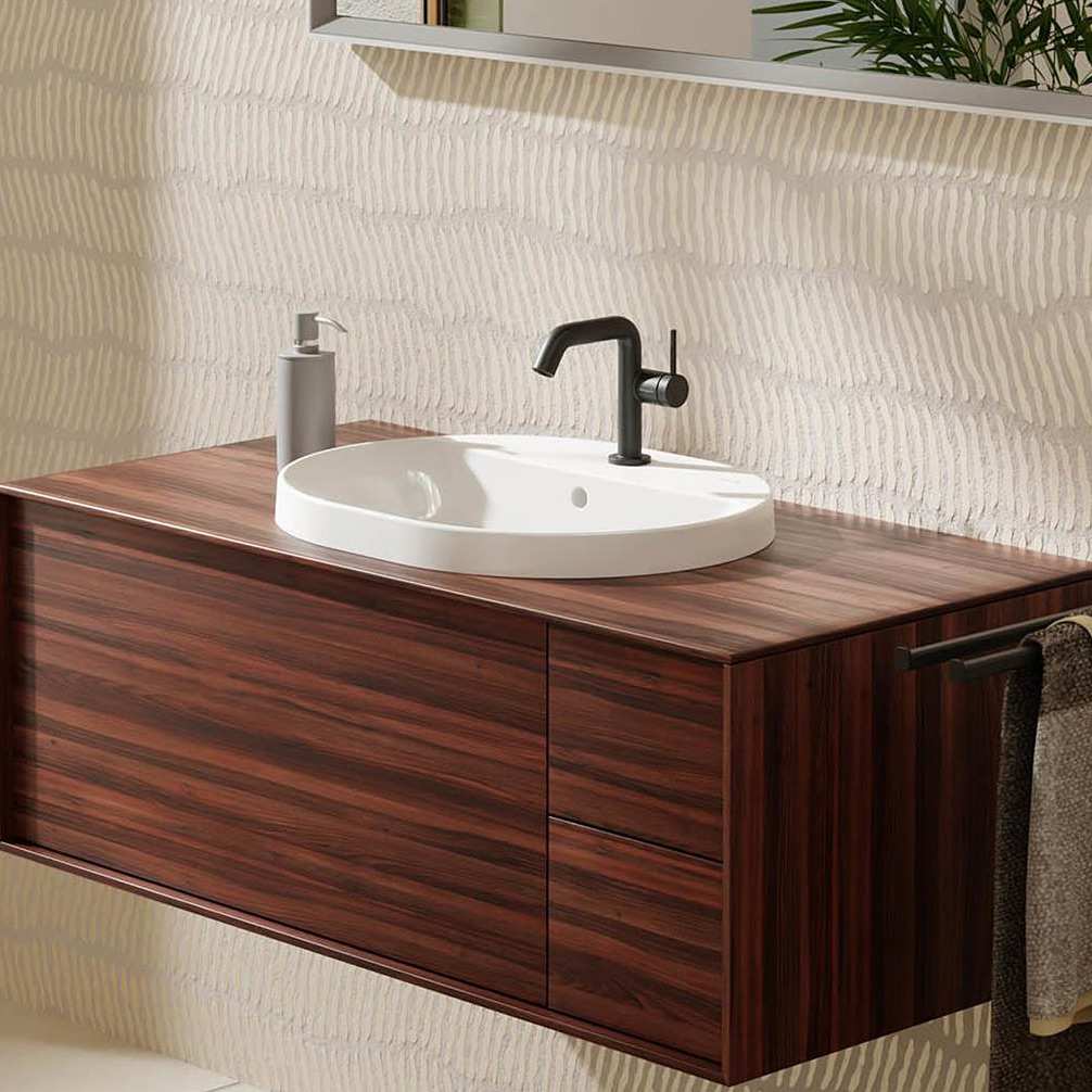 Hansgrohe Xuniva U umywalka 55x45 cm wpuszczana w blat biały 60161450