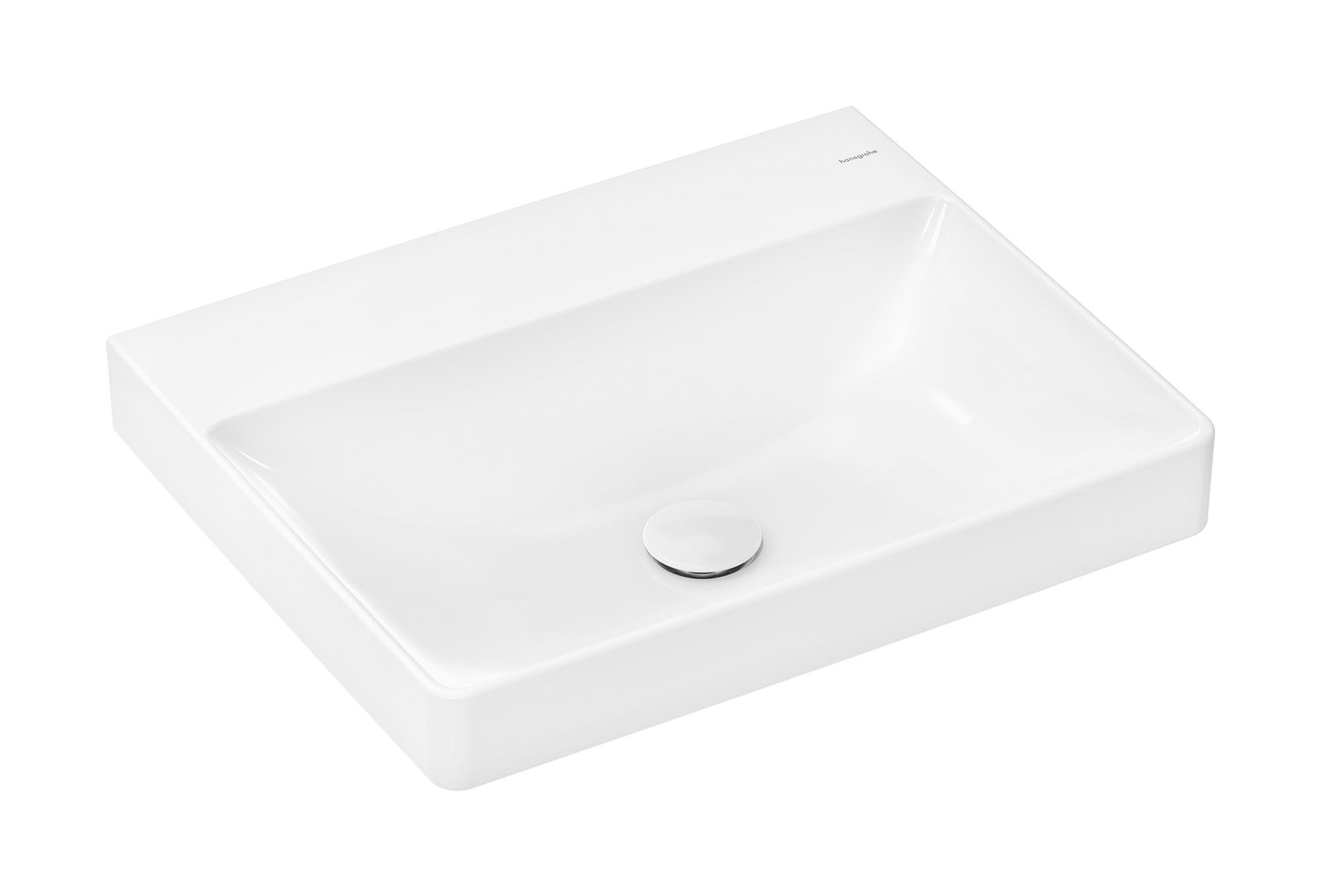 Hansgrohe Xelu Q umywalka 60x48 cm nablatowa prostokątna SmartClean biały 61019450