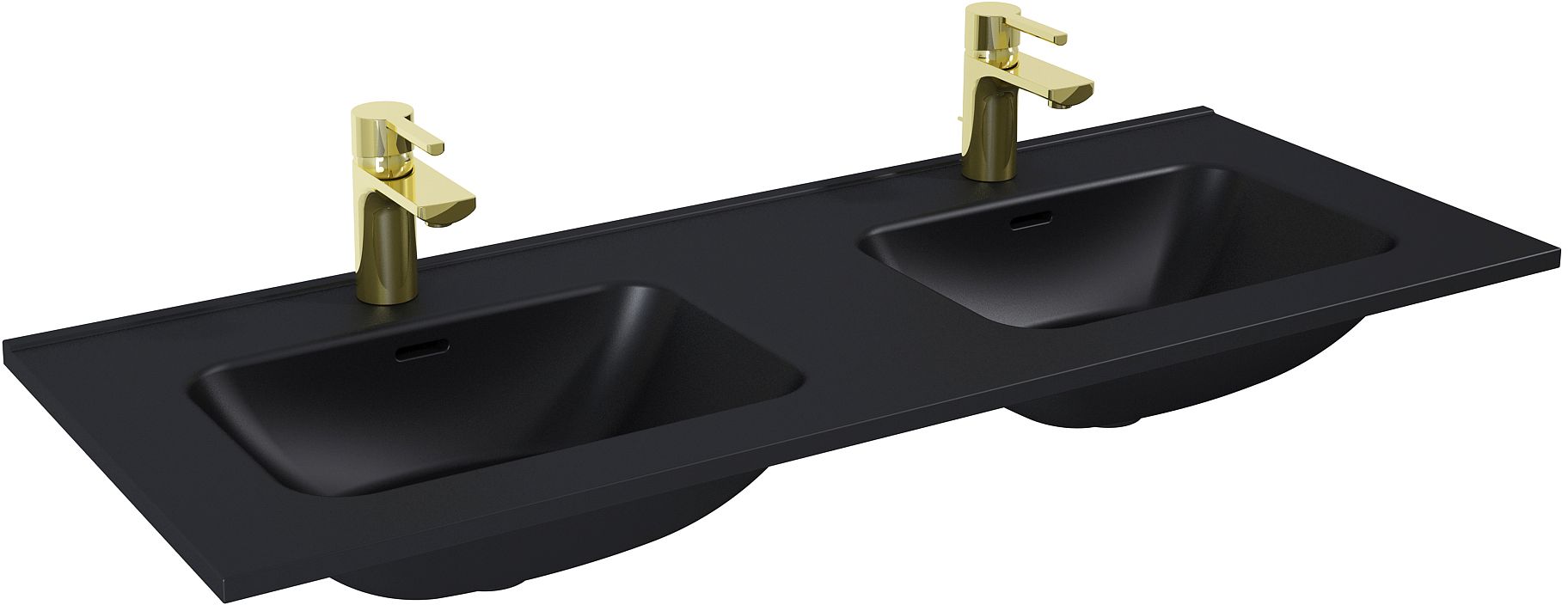 Elita Skappa umywalka 120,8x46 cm prostokątna meblowa-podwójna black matt RE041203067160
