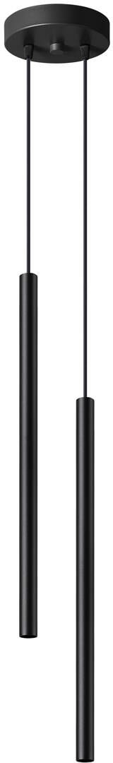 Sollux Lighting Pastelo lampa wisząca 2x8 W czarna SL.1304 - Wysyłka w 24h