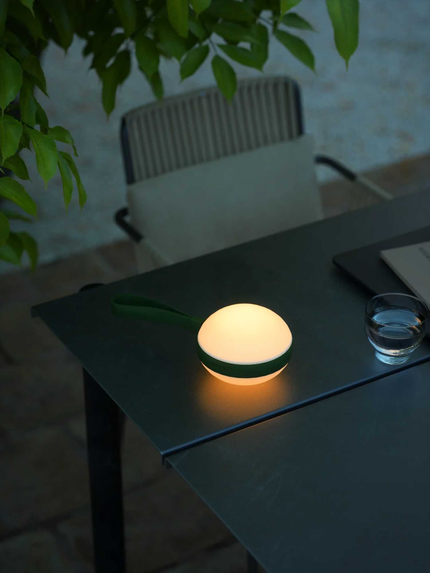 Nordlux Bring To-Go lampa ogrodowa przenośna 1x1W LED zielony/biały 2218013023