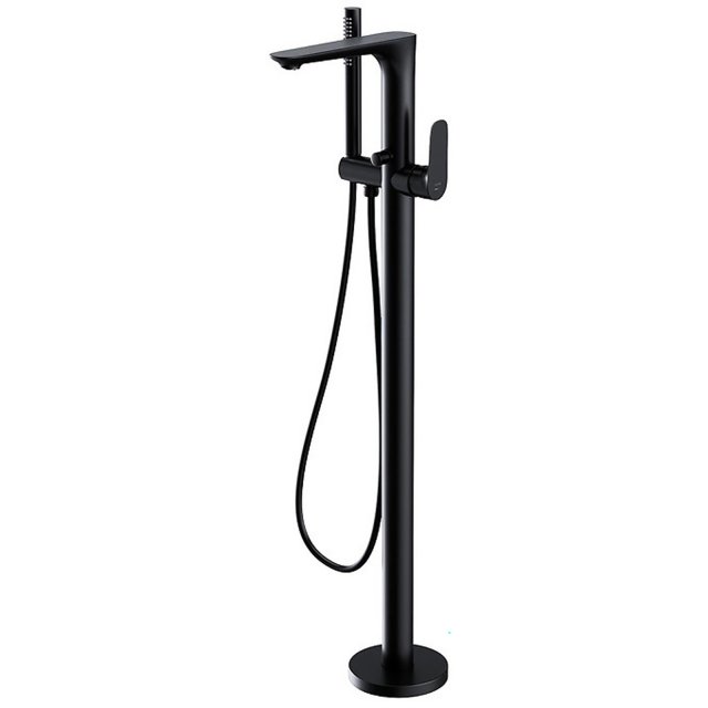 CERSANIT Bateria wannowo-prysznicowa wolnostojąca CREA czarna S951-30