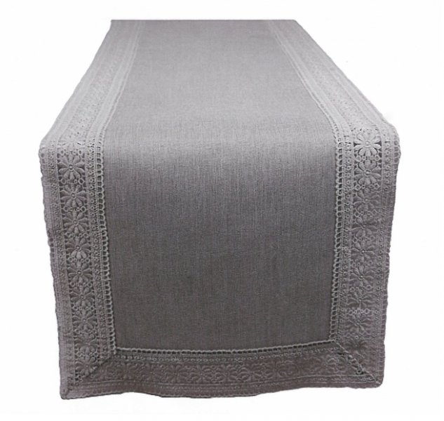 Obrus gipiurowy Brava 40x140 100% poliester wz. 1882 szary