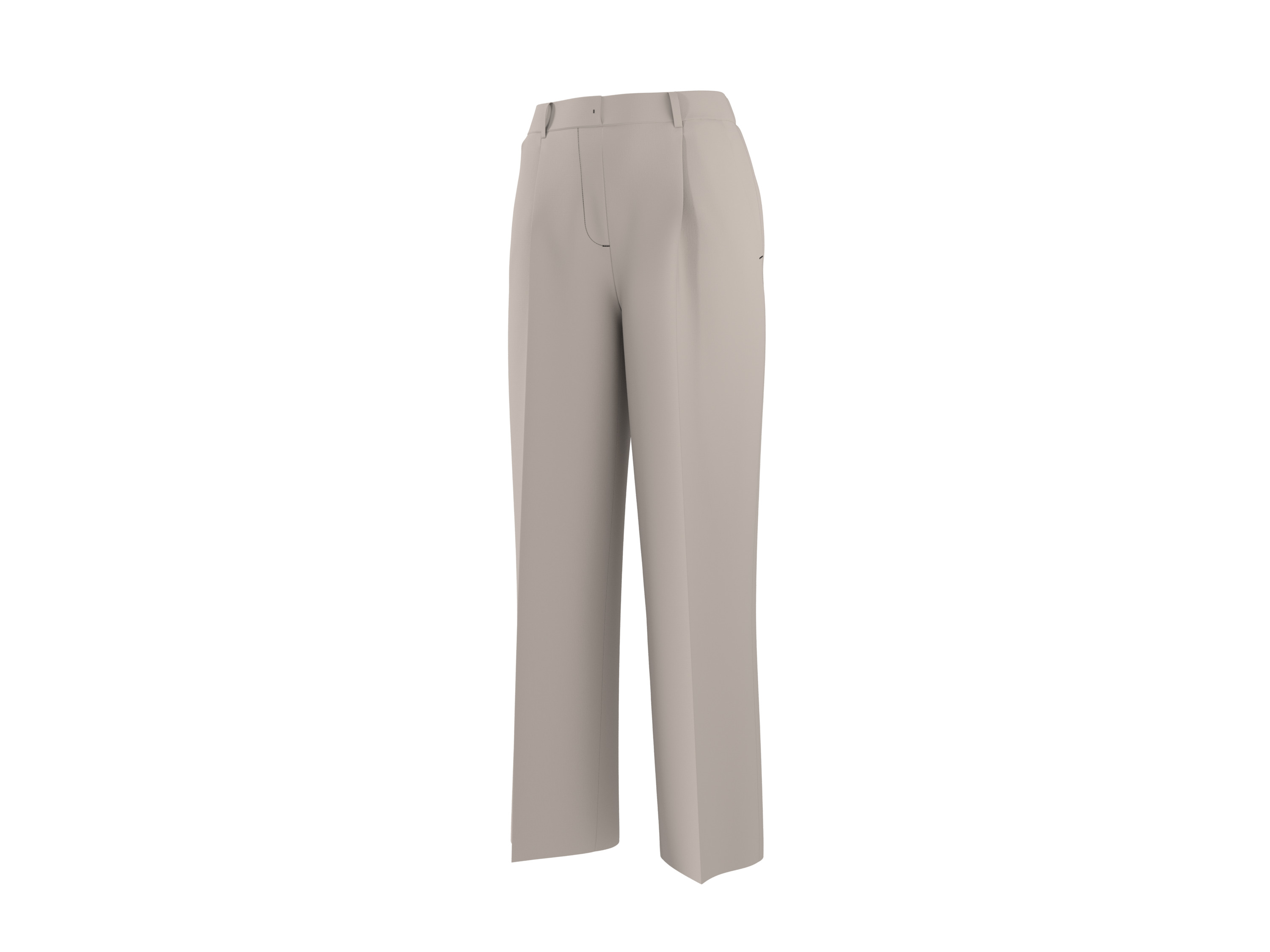 esmara Spodnie wide leg damskie Szary, M