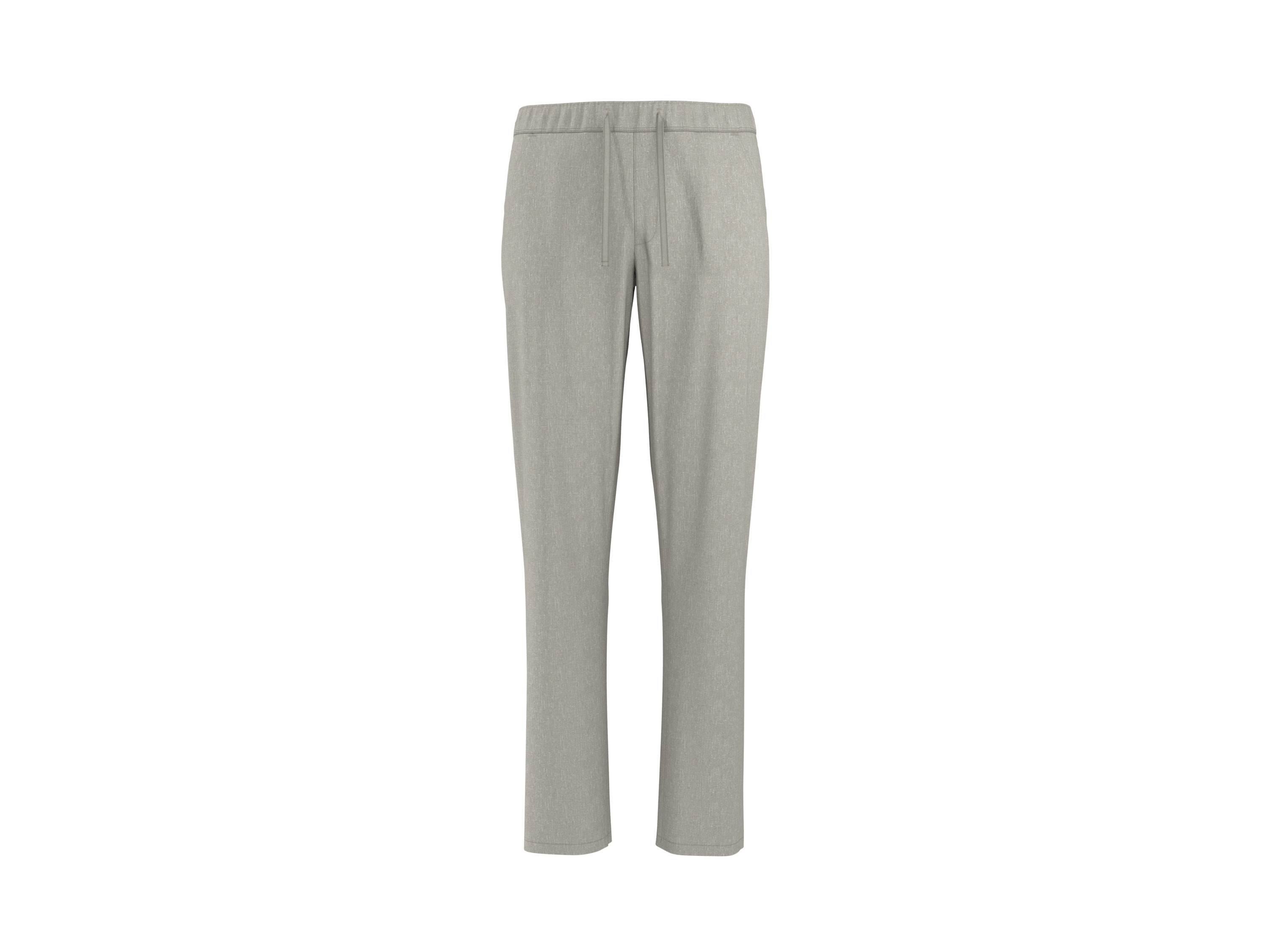 esmara Men Spodnie straight fit męskie z lnem Beżowy, S 44/46