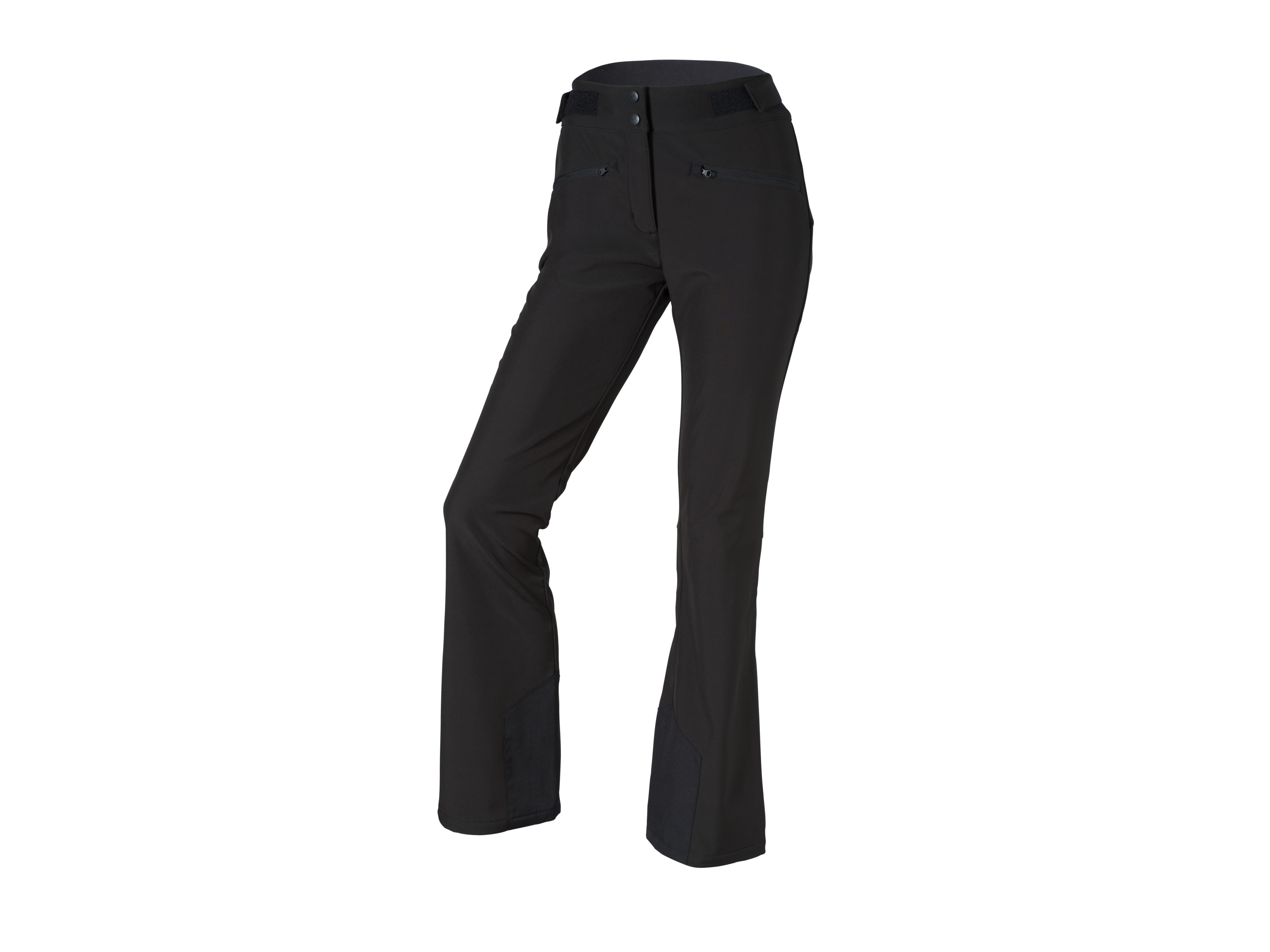 Crivit Spodnie narciarskie damskie softshell Czarny, 38