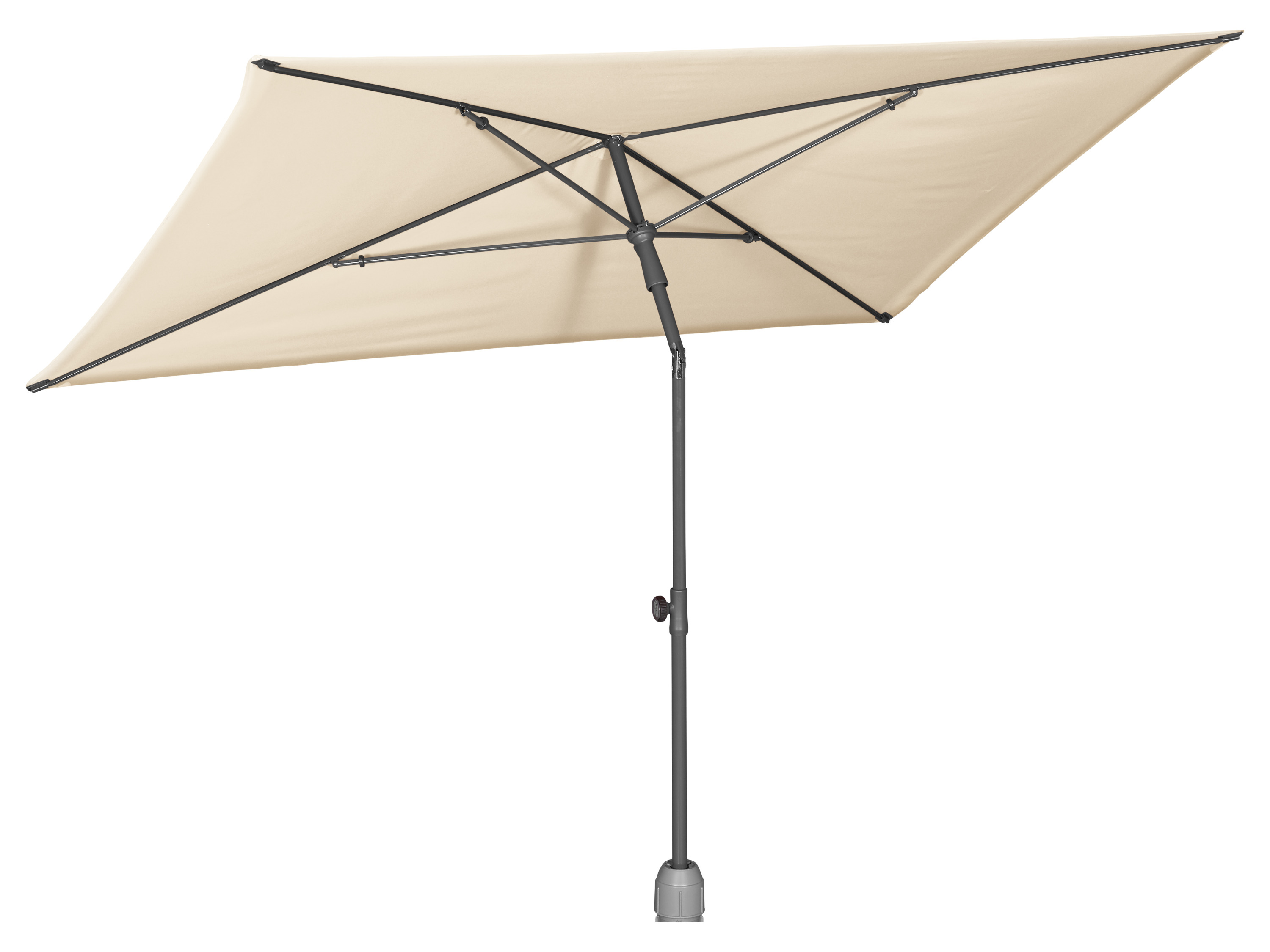 Livarno Parasol ogrodowy, 210 × 140 cm Beżowy