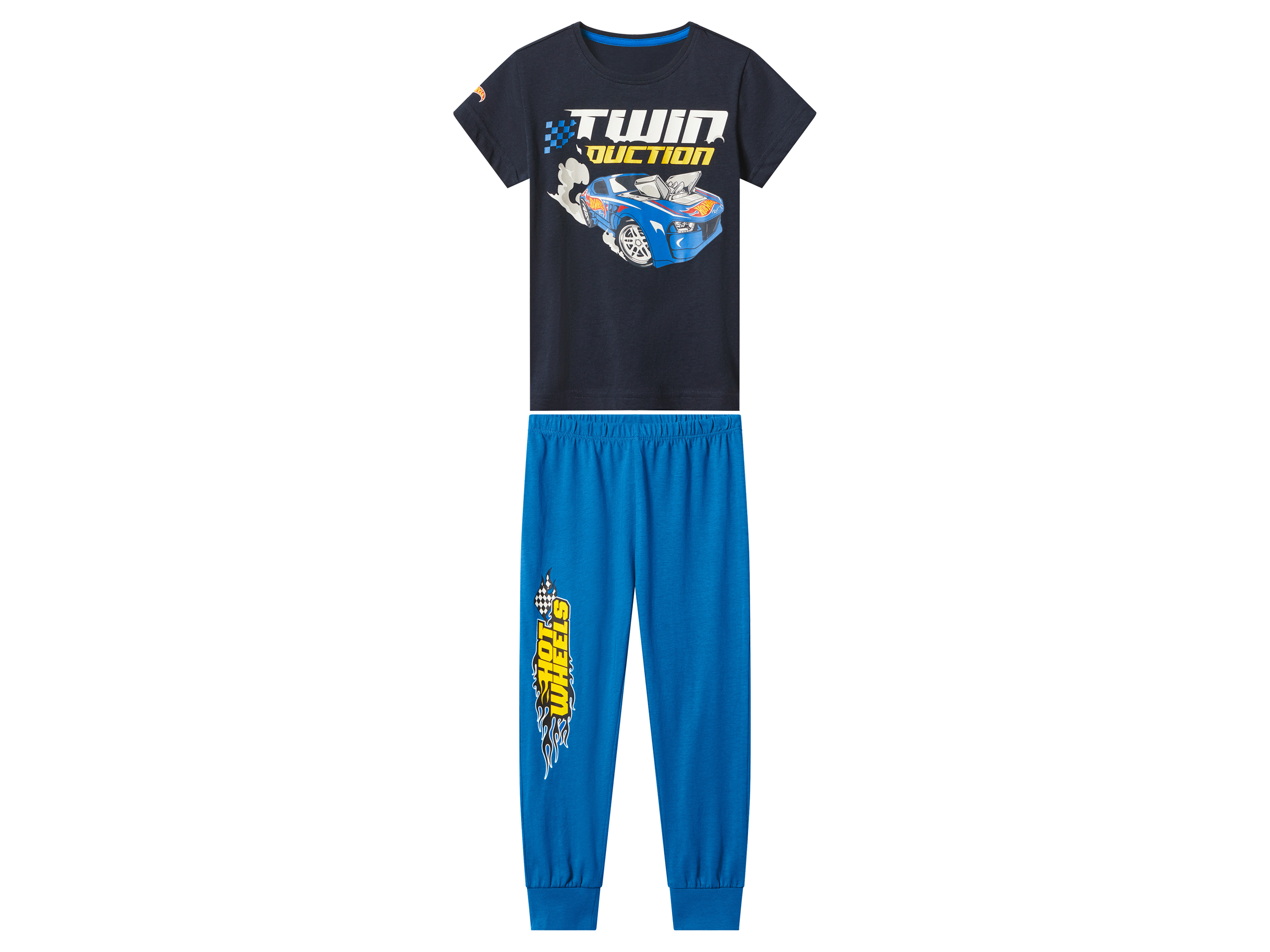 Piżama dziecięca z bawełny Hot Wheels/navy, 110/116