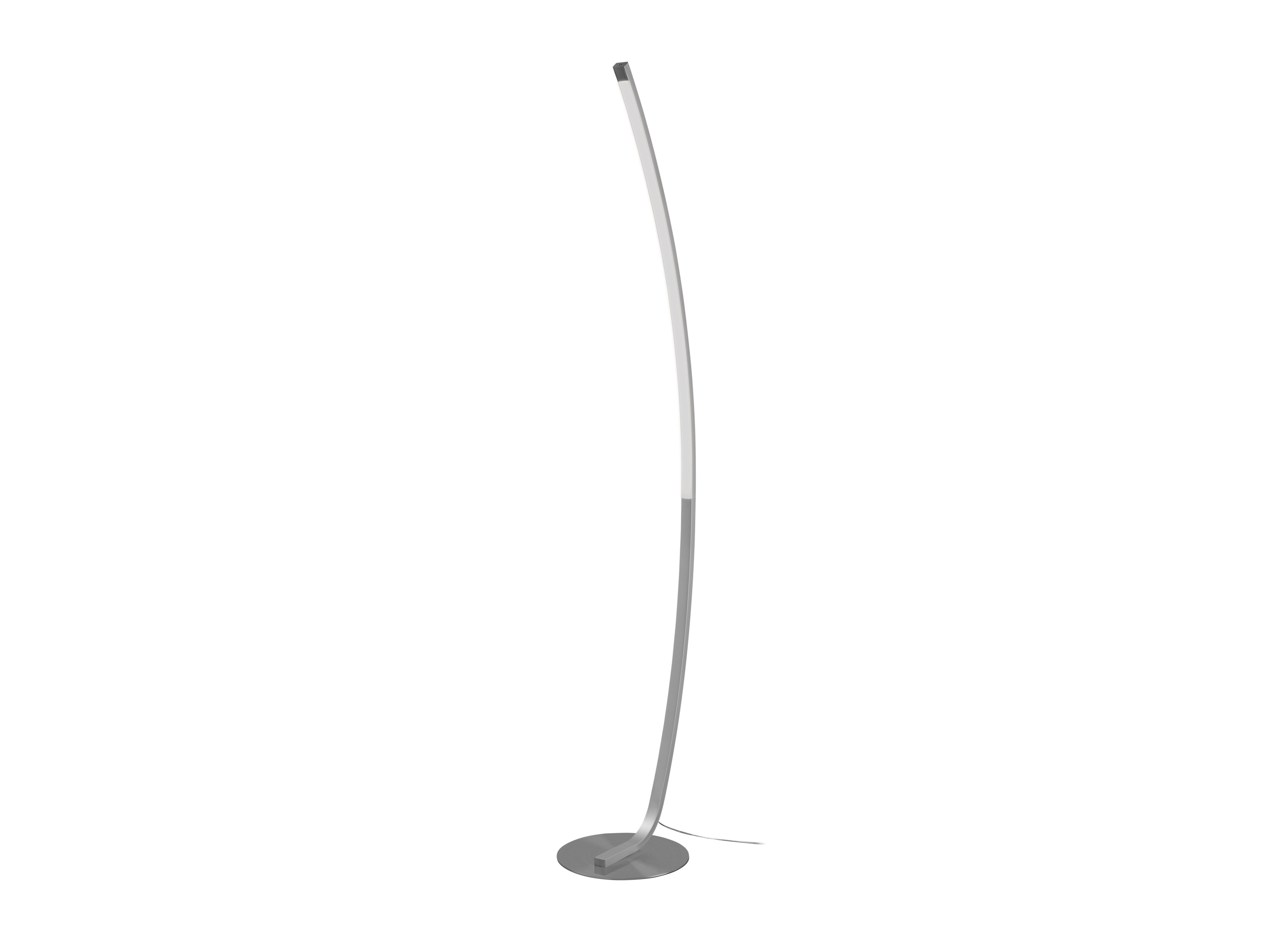Livarno home Lampa stojąca LED z dotykowym przyciemniaczem Łuk/szary