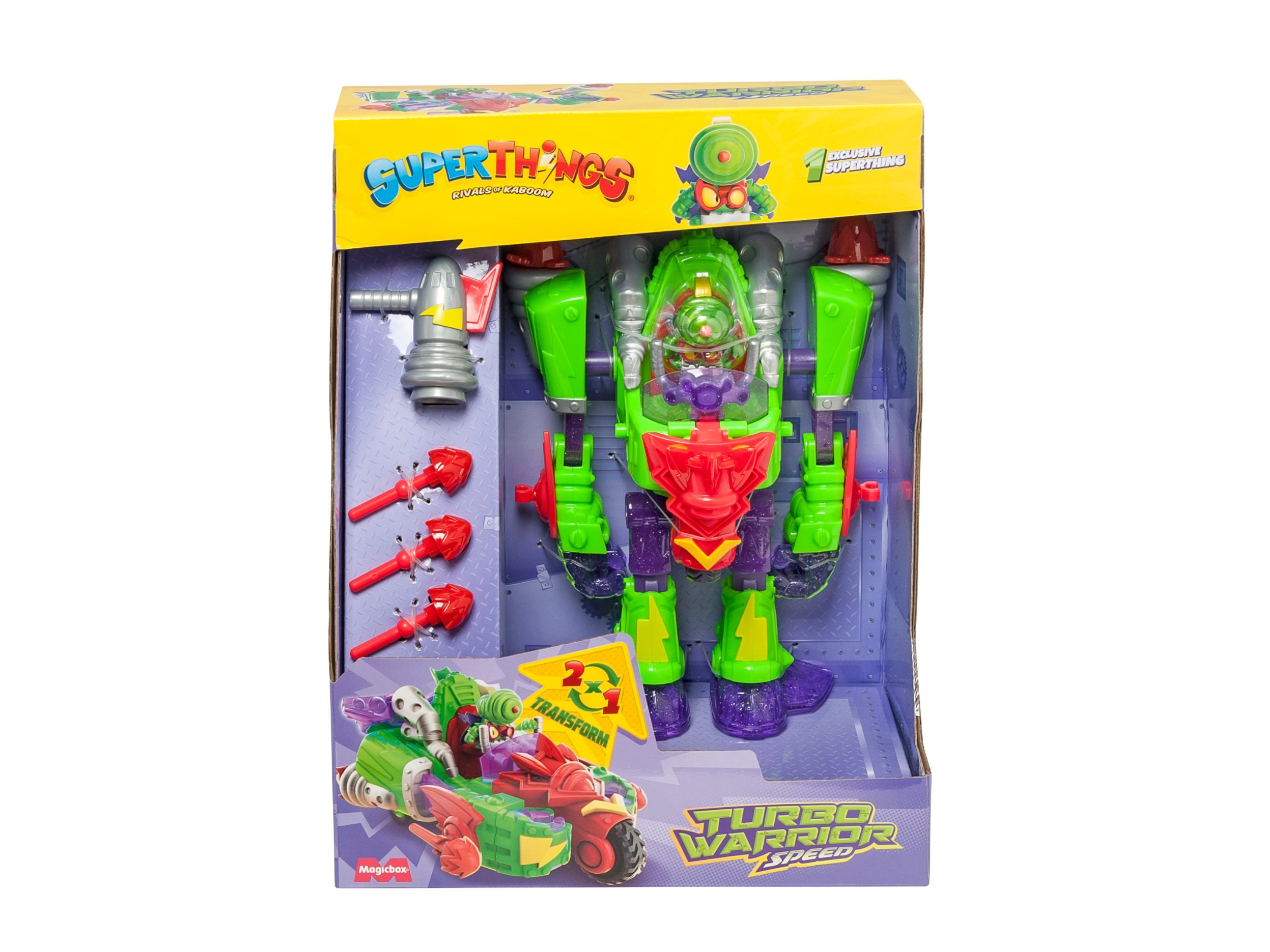 SuperThings Robot transformujący Turbo Warrior Speed