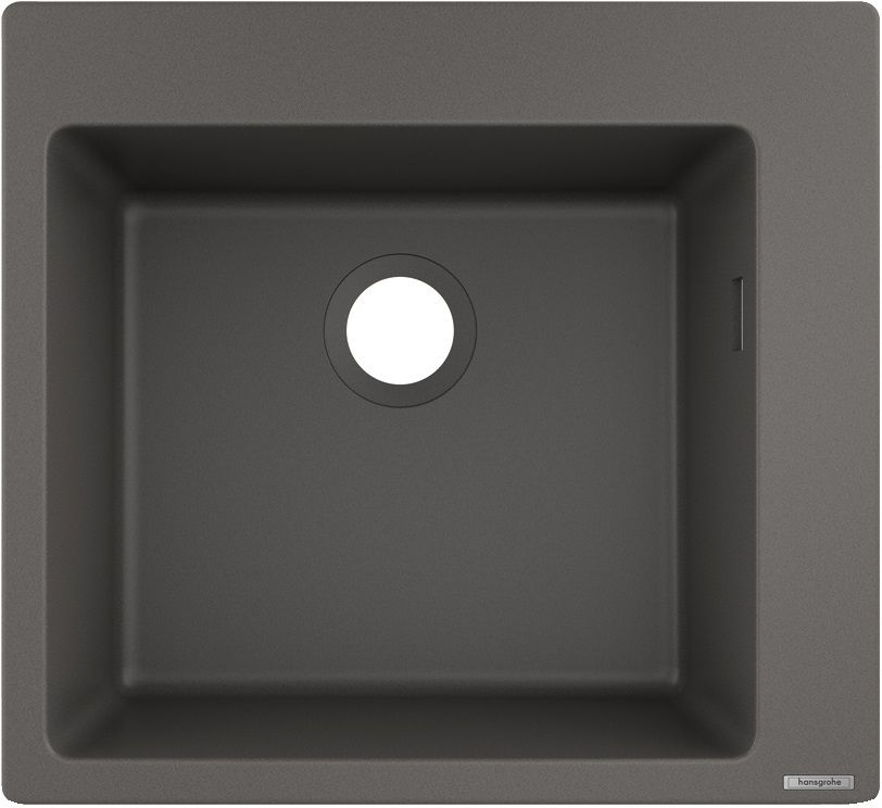 Darmowa Dostawa - Zlewozmywak granitowy 56x54 cm szary/grafitowy/onyx Hansgrohe S 51 43312290