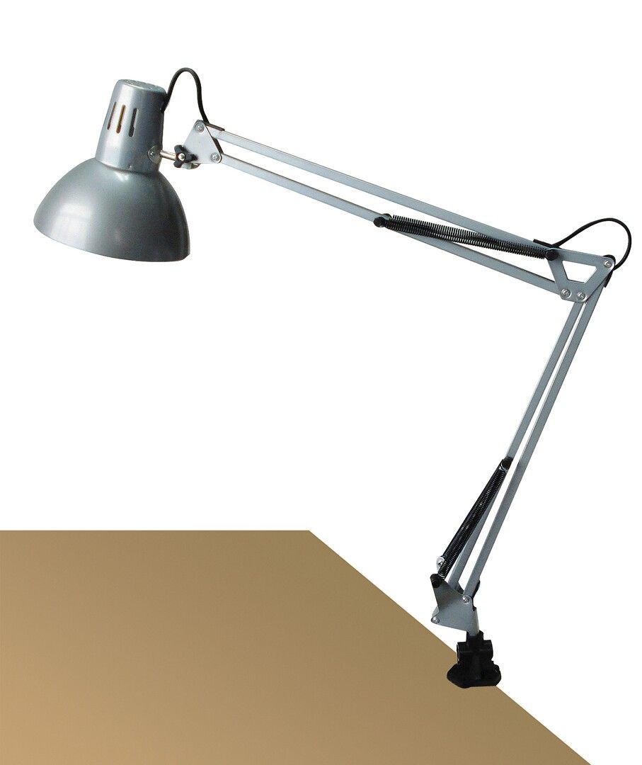 Darmowa Dostawa - Lampa biurkowa 1x60 W srebrna Rabalux Arno 4216