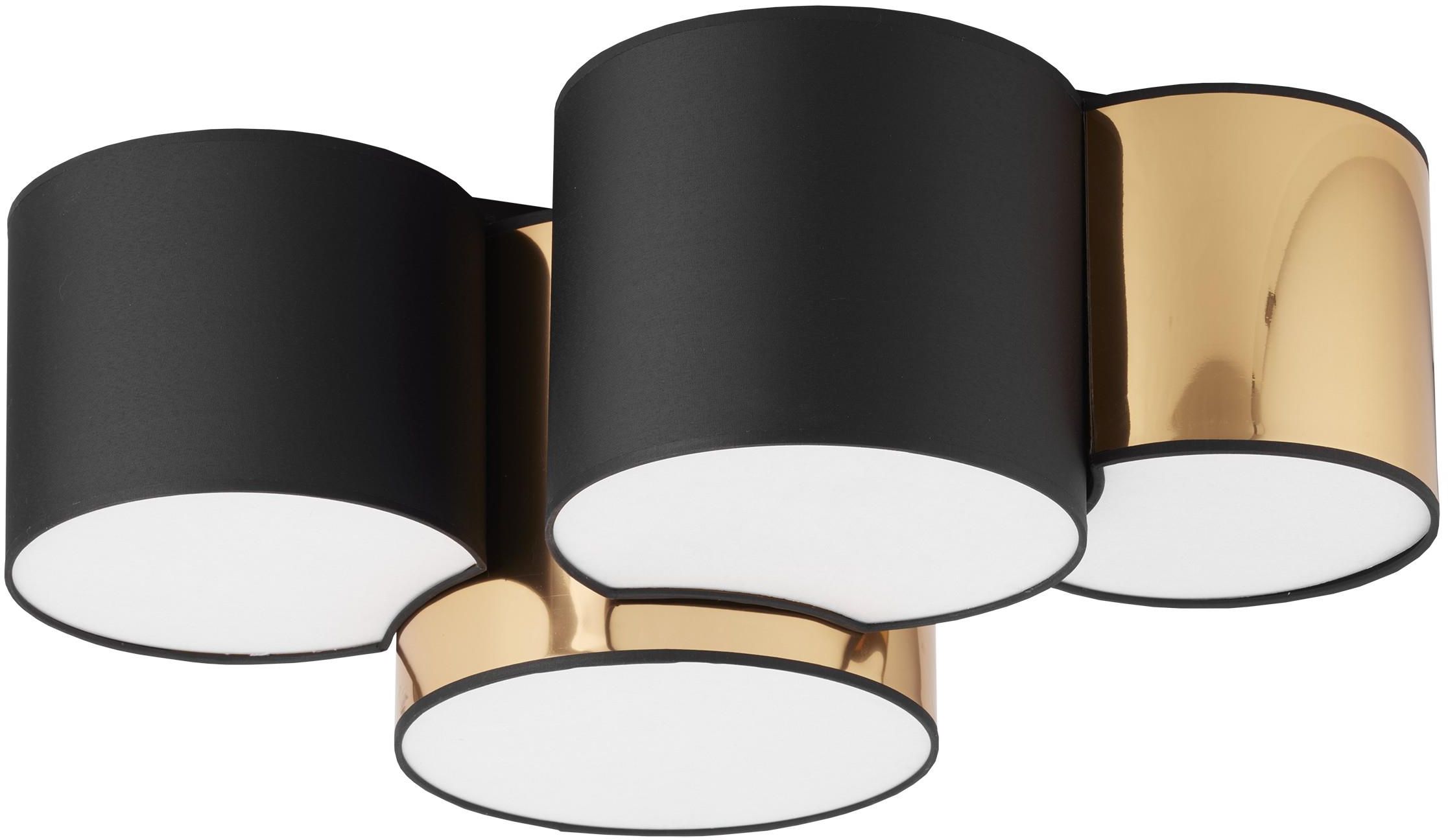 Darmowa Dostawa - Plafon 4x15 W czarny TK Lighting Mona 3446