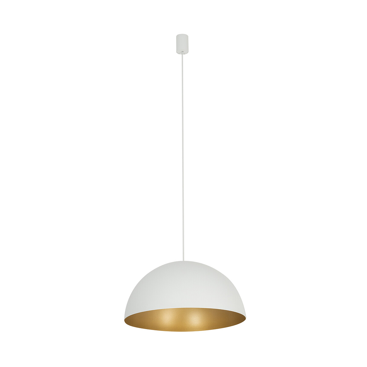 Darmowa Dostawa - Lampa wisząca 1x25 W biała-złota Nowodvorski Lighting Hemisphere 10700