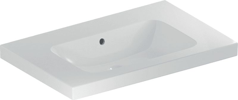 Darmowa Dostawa - Umywalka 75x48 cm prostokątna meblowa biała Geberit iCon 501839003