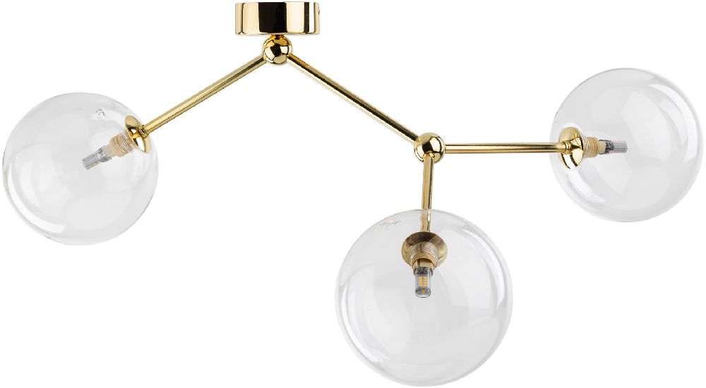 Darmowa Dostawa - Lampa podsufitowa 3x6 W złota TK Lighting Fairy 10069