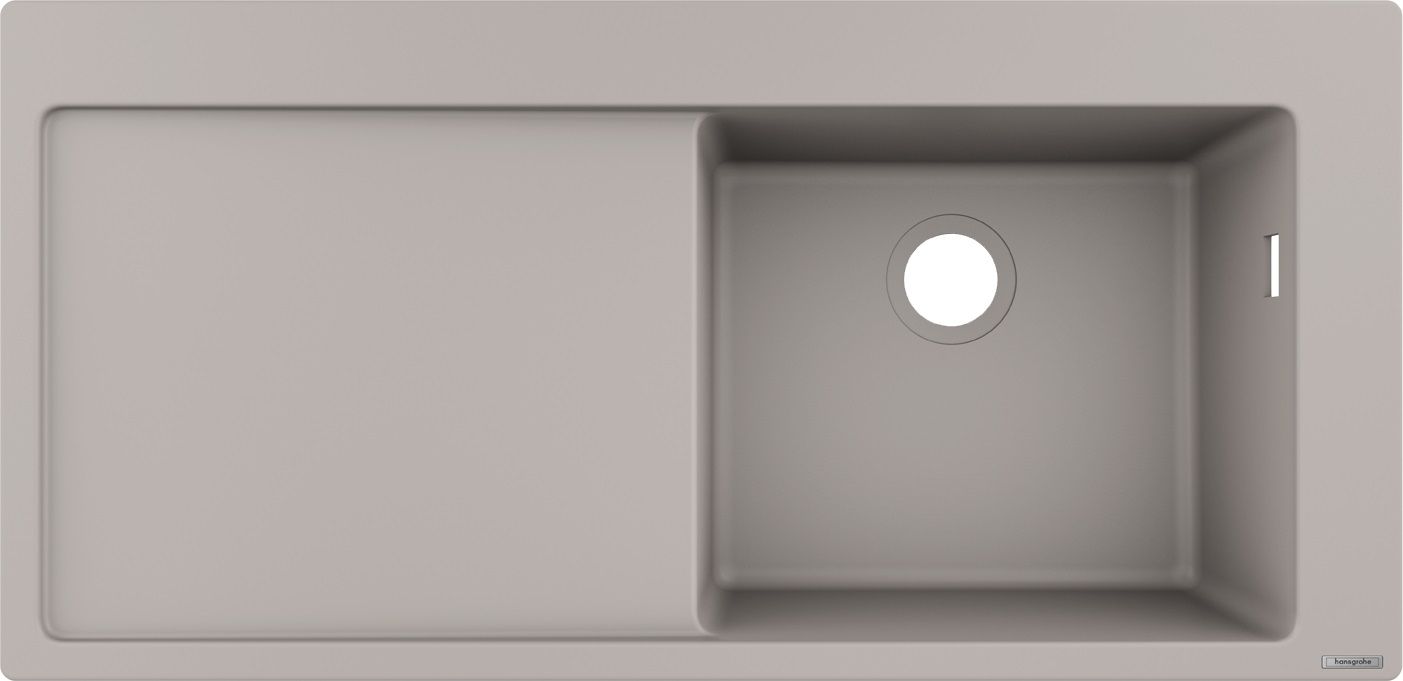 Darmowa Dostawa - Zlewozmywak granitowy 74.5x41.5 cm szary/grafitowy/onyx Hansgrohe S 51 43314380
