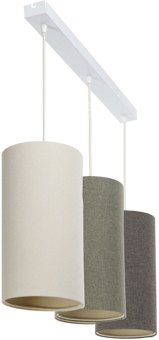 Darmowa Dostawa - Lampa wisząca 3x60 W szary/popielaty BPS Koncept Boho Ellegant Slim 0T0L3011