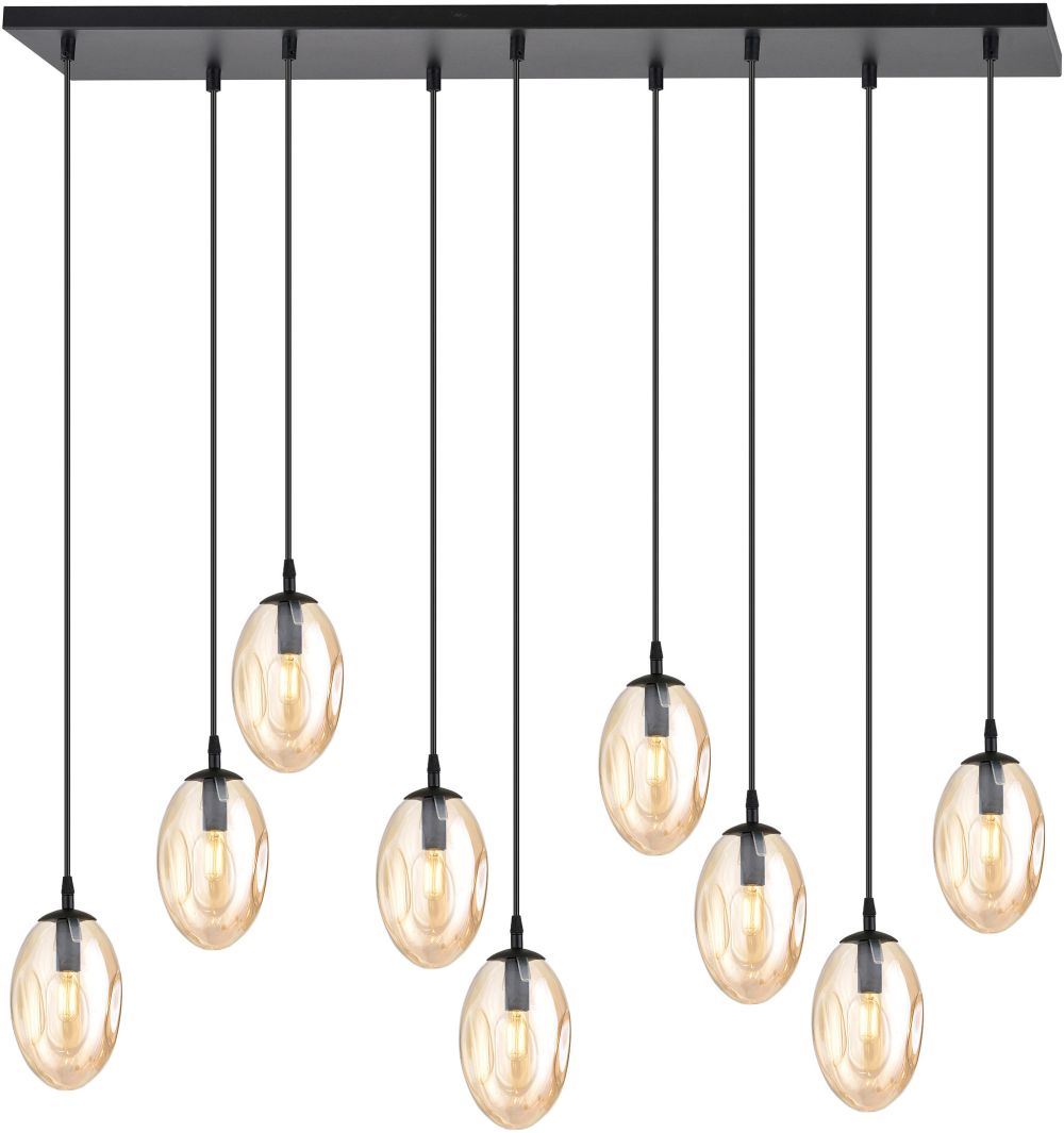 Darmowa Dostawa - Lampa wisząca powyżej 6x10 W czarny Emibig Astral 12679