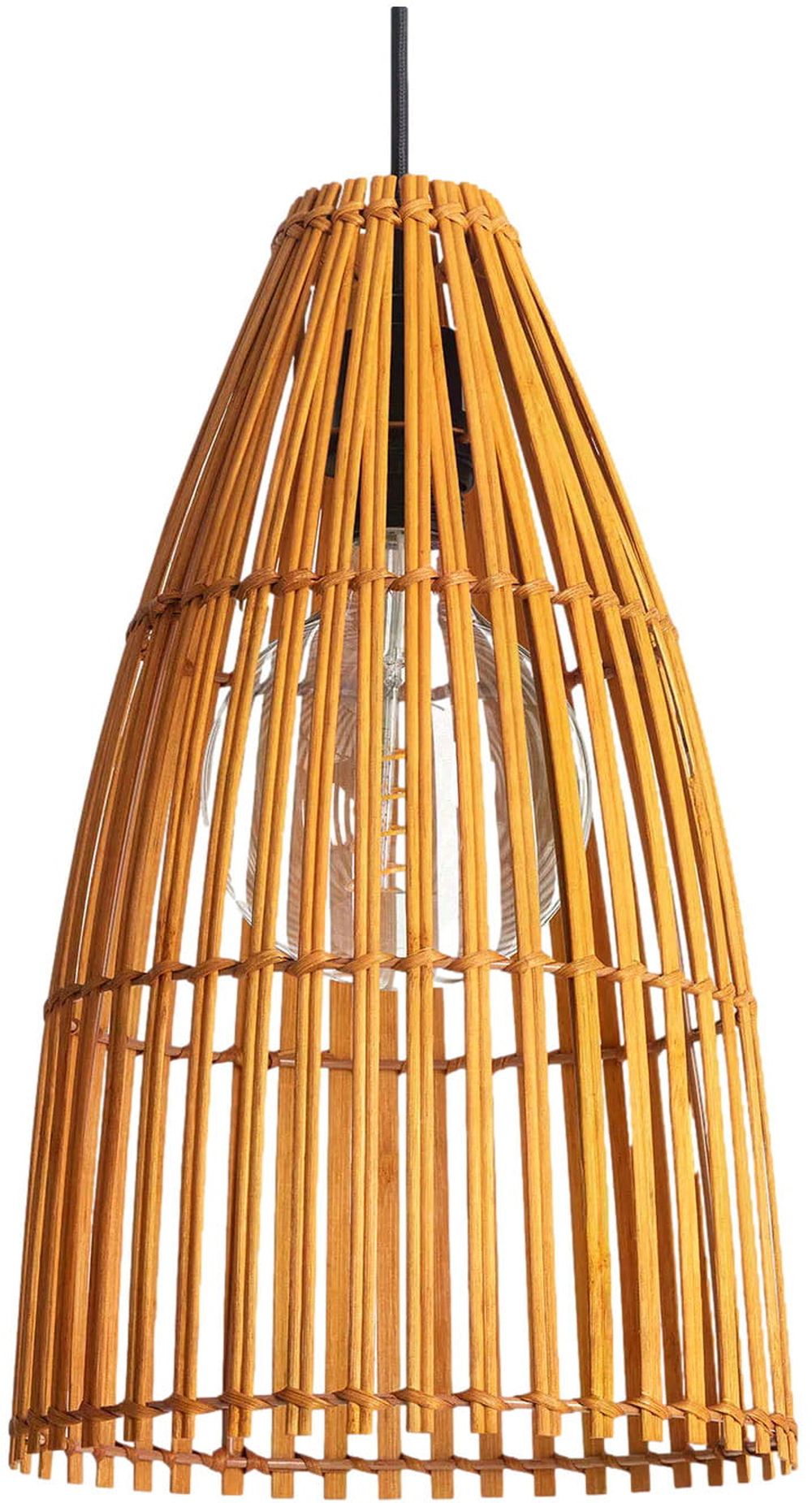 Darmowa Dostawa - Lampa wisząca 1x40 W brązowa Abruzzo Boho ABRLW7BHE27