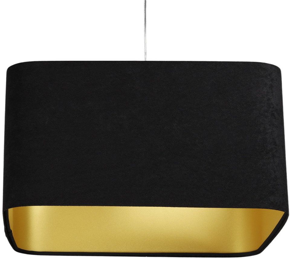 Darmowa Dostawa - Lampa wisząca 1x60 W czarna-złota BPS Koncept Kwadro sue KW10640W30