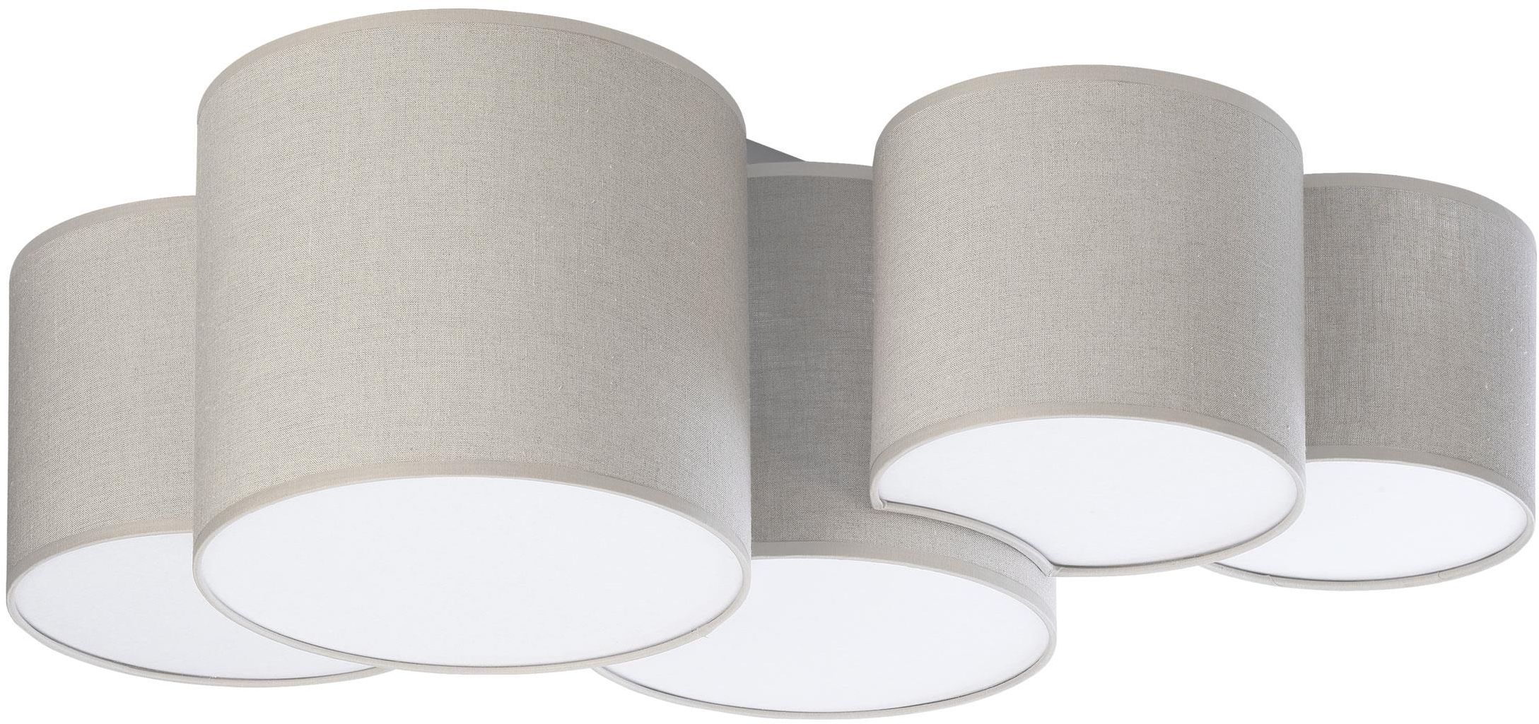 Darmowa Dostawa - Plafon 5x15 W beżowy TK Lighting Mona 6593