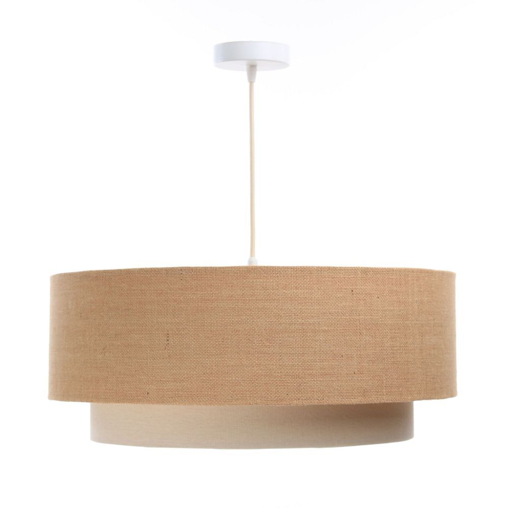 Darmowa Dostawa - Lampa wisząca 1x60 W kremowa-beżowa BPS Koncept Boho 06109060