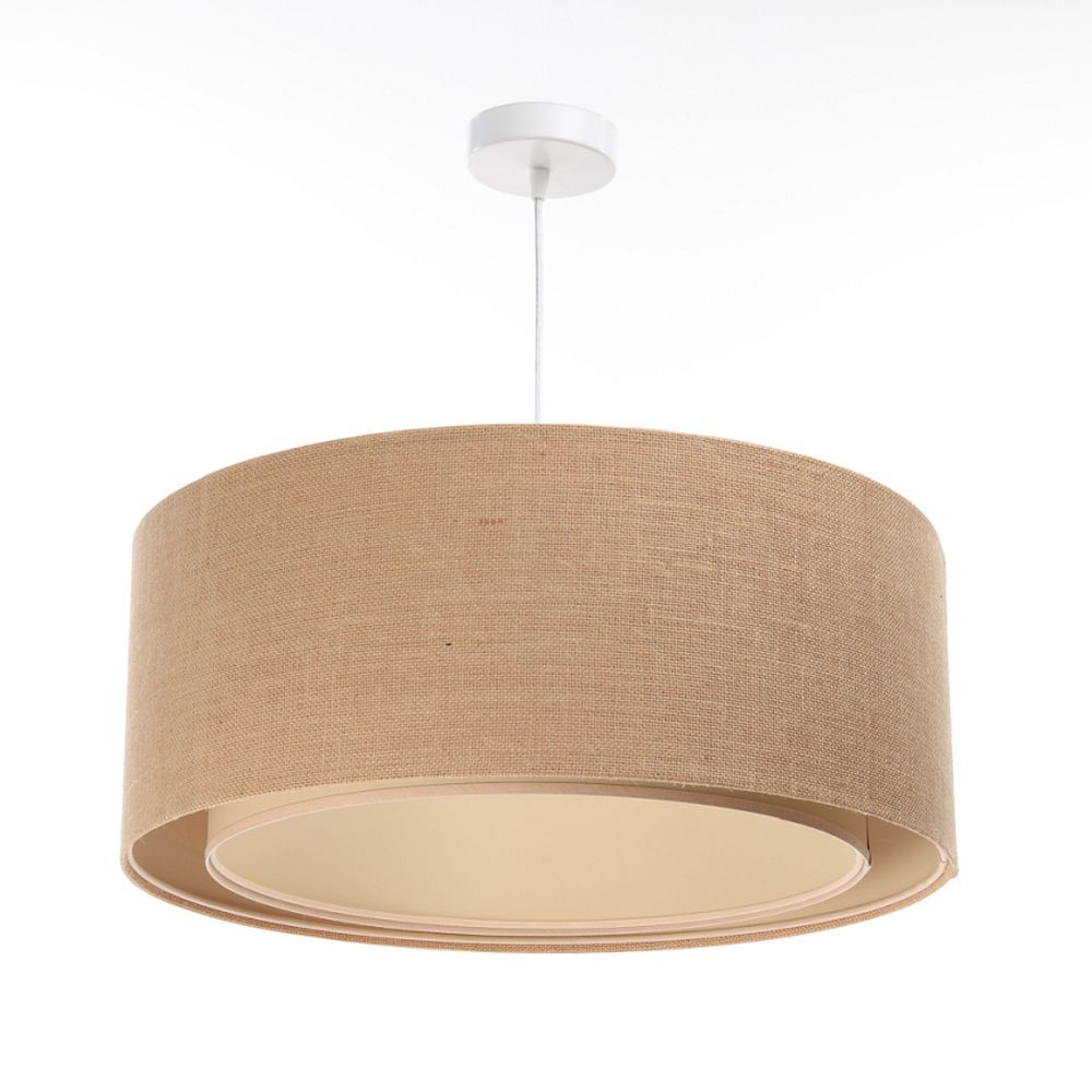 Darmowa Dostawa - Lampa wisząca 1x60 W kremowa-beżowa BPS Koncept Boho 06A00250