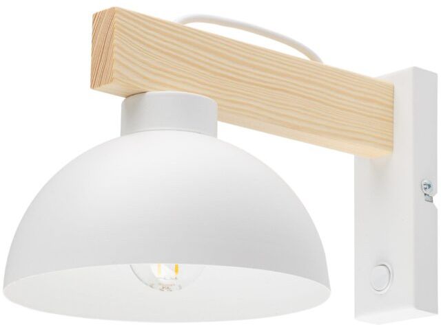 Darmowa Dostawa - Kinkiet 1x15 W biały TK Lighting Oslo 4962