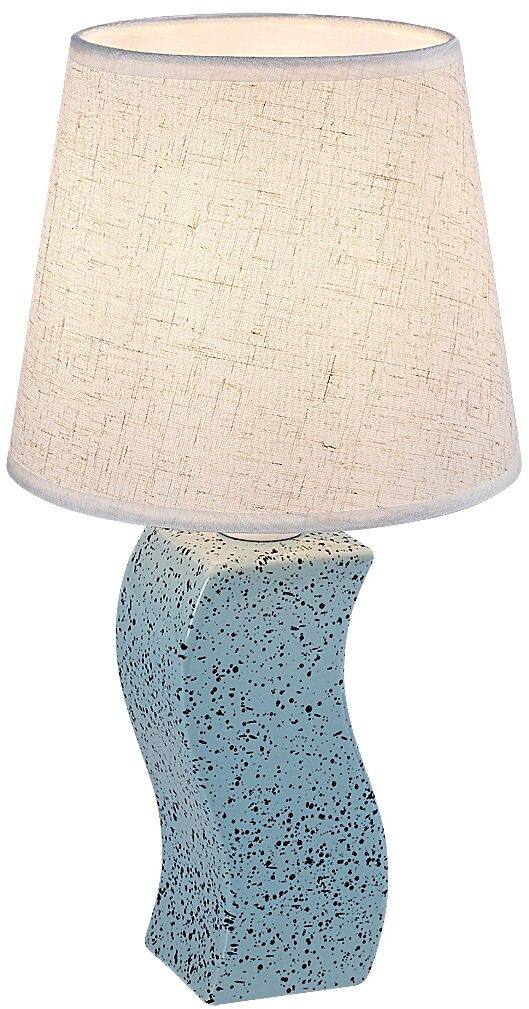 Darmowa Dostawa - Lampa stołowa 1x40 W niebieska-beżowa Rabalux Dayami 74074