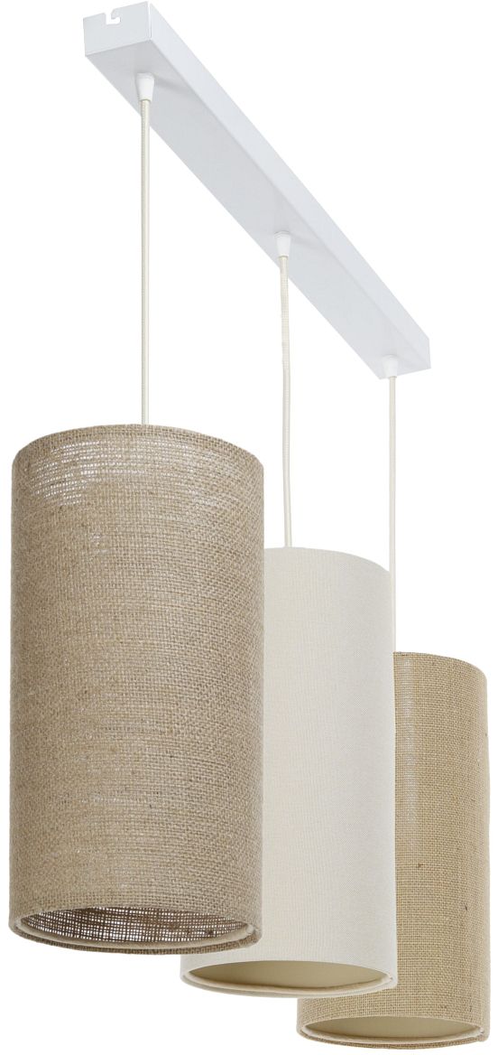 Darmowa Dostawa - Lampa wisząca 3x60 W kremowy BPS Koncept Boho Ellegant Slim 0T0L3007
