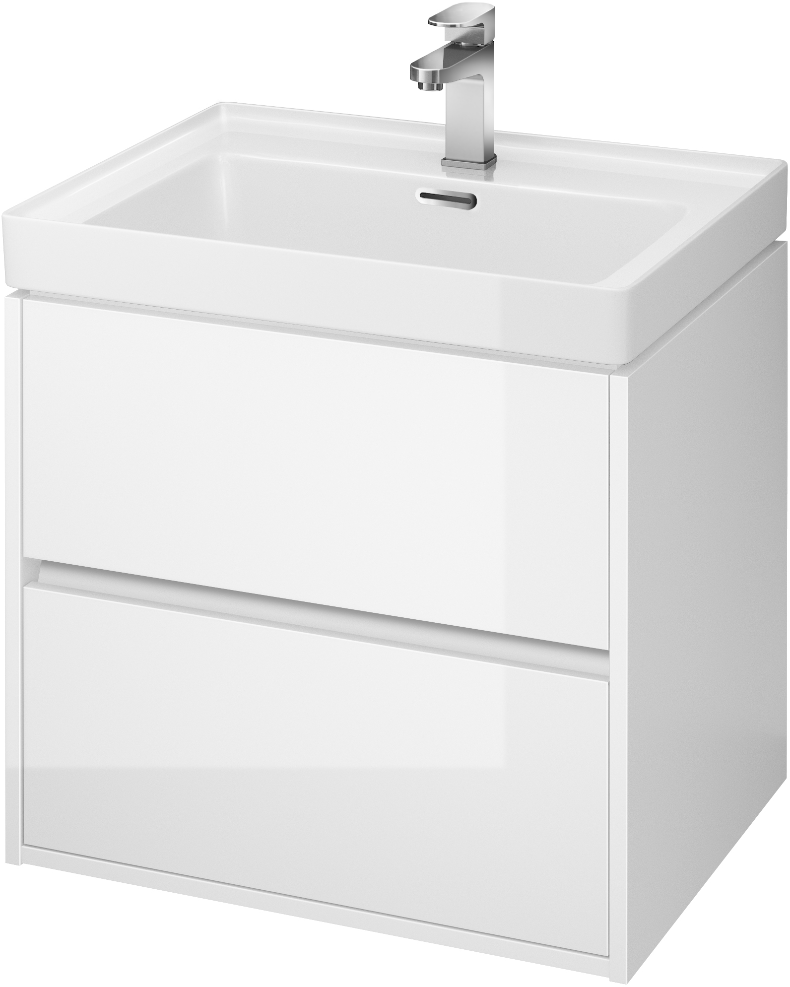 Darmowa Dostawa - Umywalka z szafką 60 cm białą Cersanit Crea S801278