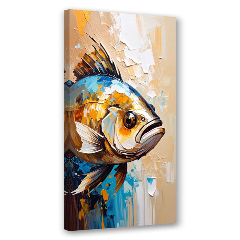 Obraz na płótnie do salonu kuchni restauracji Feeby Ryba Zwierzę morskie 60x120cm 1szt