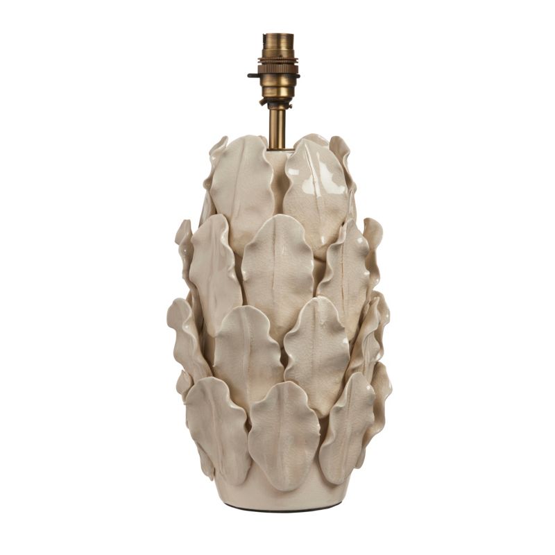 Lampa stołowa liście Endon LAYERED LEAF LARGE kremowa LED 10W IP20 - 1 szt.