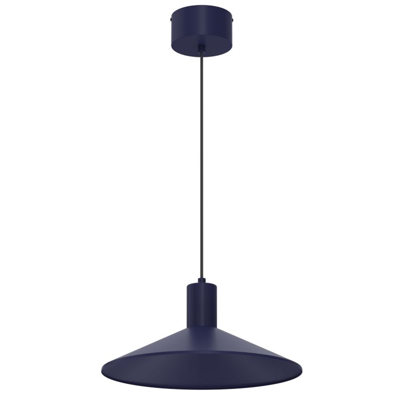 Lampa wisząca Luminex Nox niebiesko-turkusowa 1xGU10x8W IP20 wym:115x36x36cm - 1 szt.