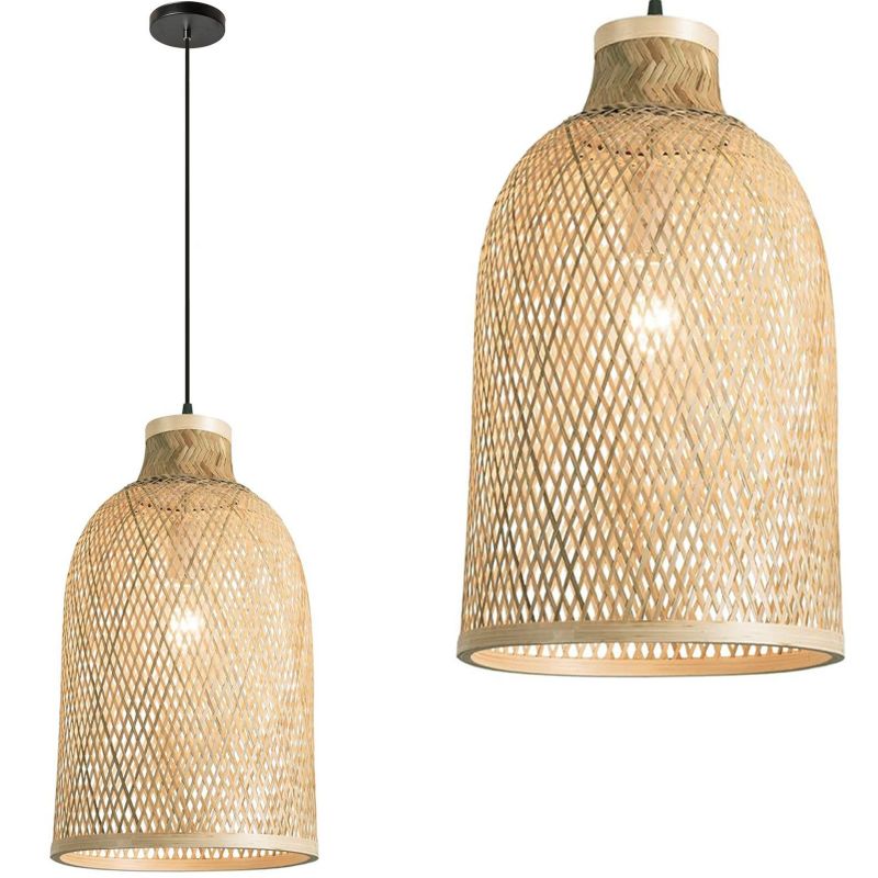 Lampa Sufitowa Wisząca Toolight App1627-1Cp Boho Beżowy