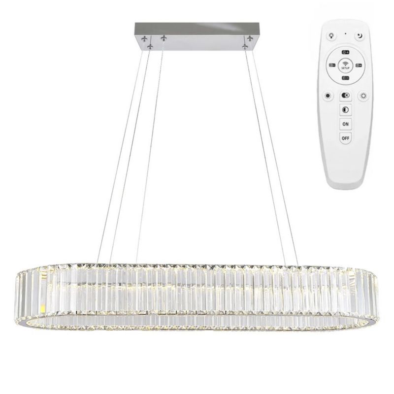 Lampa Sufitowa Wisząca Toolight LED APP1547-CP Chrom 1Szt