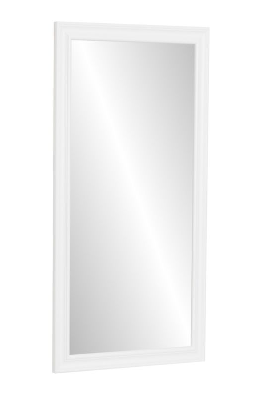 Stylowe lustro Profilmat w białej ozdobnej retro ramie 140x60cm 1szt.