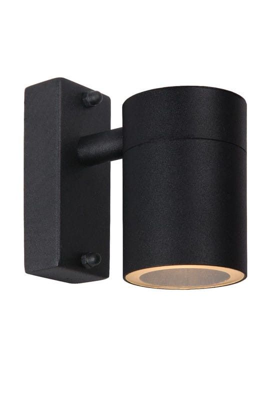 Kinkiet ścienny zewnętrzny Lucide Arne-Led czarny 1 x GU10 x 5W IP44 wym: 11,7 x 6,3 x 12 cm - 1 szt.