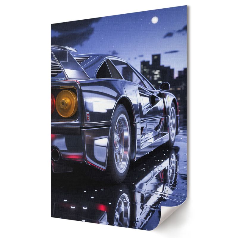 Plakat na ścianę Wallfluent Format A1 Nocna jazda Artysta Veil 21 1 szt.
