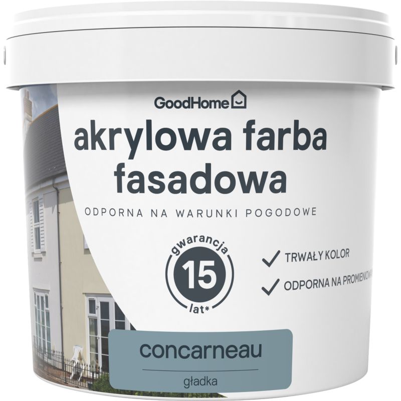 Farba elewacyjna GoodHome akrylowa concarneu 5 l